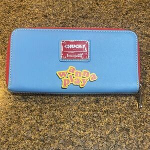 Loungefly Chucky wanna play good guys wallet.